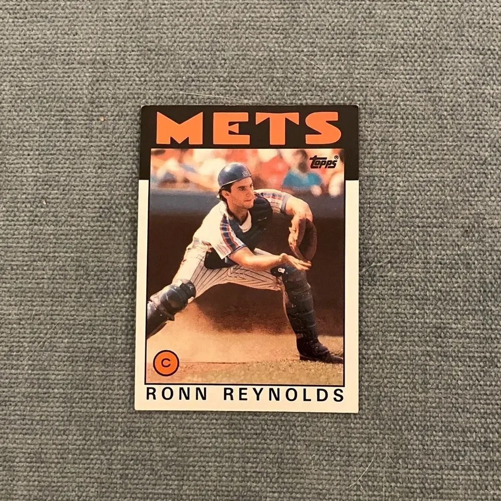 1986 Topps New York Mets Baseball Card Trading Card